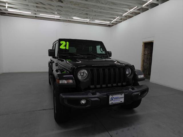 used 2021 Jeep Wrangler Unlimited car, priced at $31,980