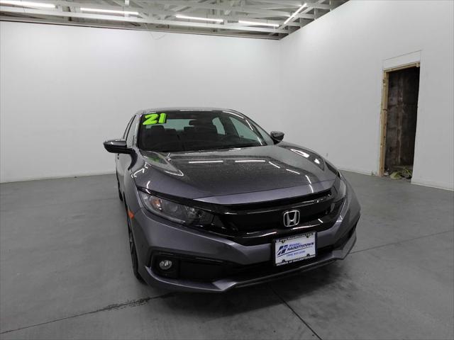 used 2021 Honda Civic car, priced at $21,399