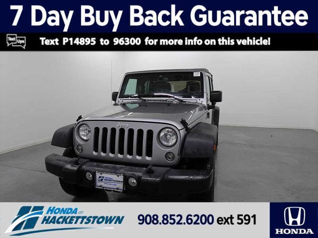 used 2018 Jeep Wrangler JK Unlimited car, priced at $19,955