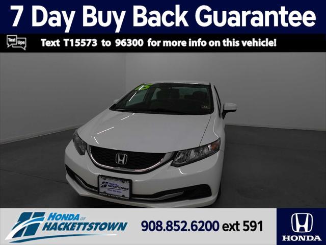 used 2015 Honda Civic car, priced at $15,895