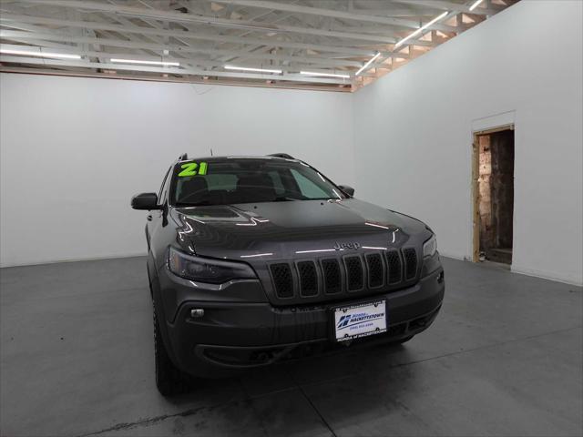 used 2021 Jeep Cherokee car, priced at $20,575