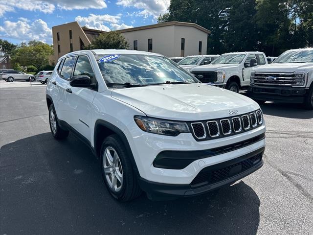 used 2024 Jeep Compass car, priced at $21,495