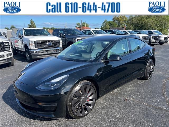 used 2023 Tesla Model 3 car, priced at $32,795