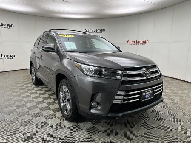 used 2018 Toyota Highlander car, priced at $26,565