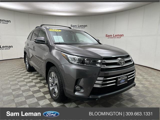 used 2018 Toyota Highlander car, priced at $26,565