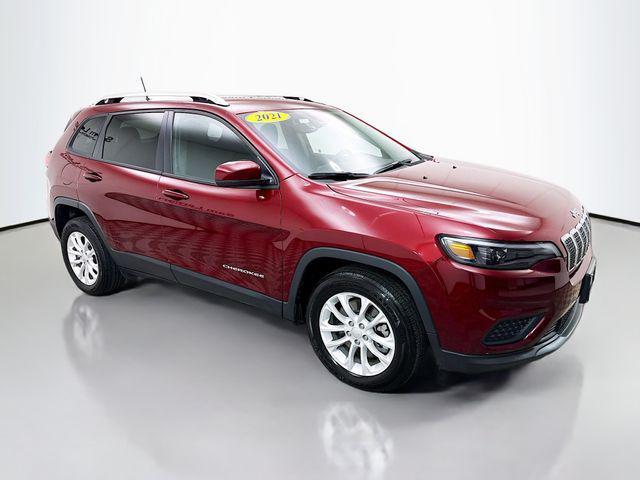 used 2021 Jeep Cherokee car, priced at $20,990