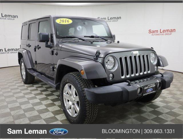 used 2016 Jeep Wrangler Unlimited car, priced at $16,865