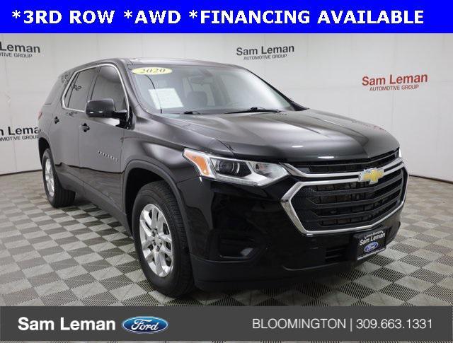 used 2020 Chevrolet Traverse car, priced at $20,990