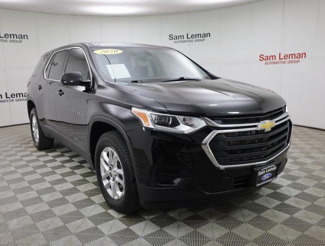 used 2020 Chevrolet Traverse car, priced at $20,990