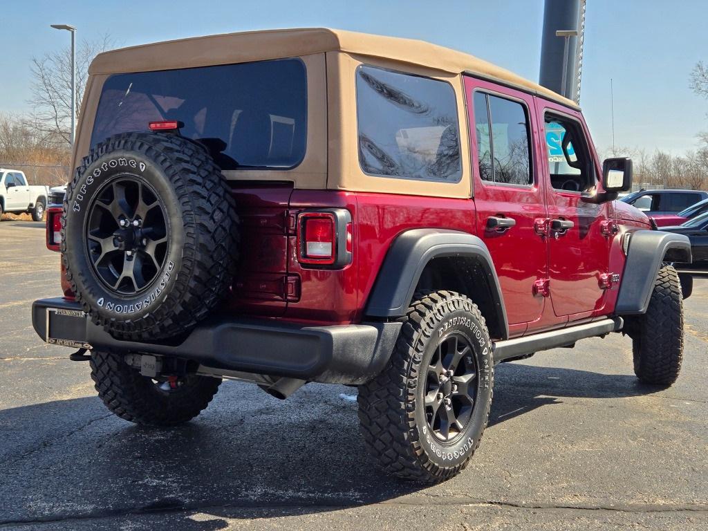 used 2021 Jeep Wrangler car, priced at $31,750