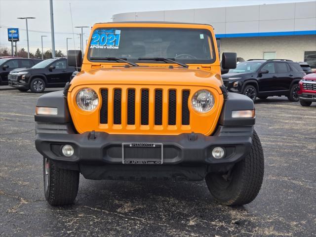 used 2021 Jeep Wrangler car, priced at $22,800