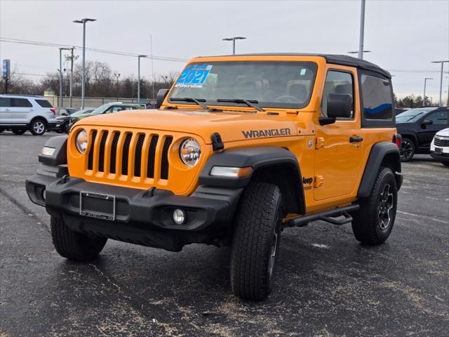 used 2021 Jeep Wrangler car, priced at $22,800