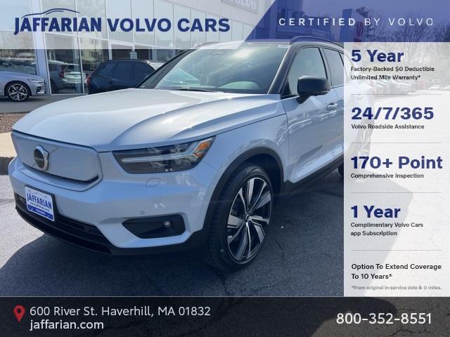 used 2021 Volvo XC40 Recharge Pure Electric car, priced at $31,991