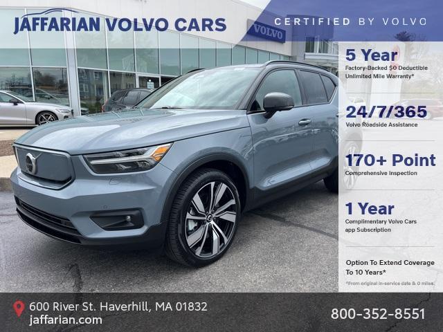 used 2021 Volvo XC40 Recharge Pure Electric car, priced at $32,850