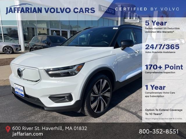 used 2021 Volvo XC40 Recharge Pure Electric car, priced at $27,500