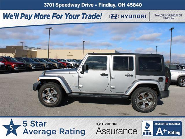 used 2018 Jeep Wrangler JK Unlimited car, priced at $19,995