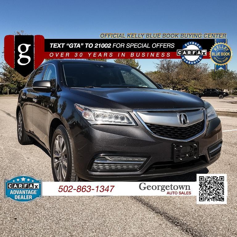 used 2016 Acura MDX car, priced at $17,598