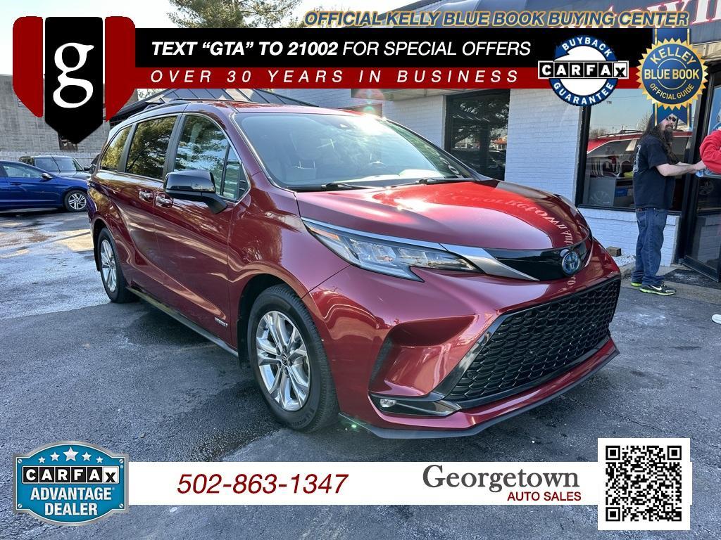 used 2021 Toyota Sienna car, priced at $35,999