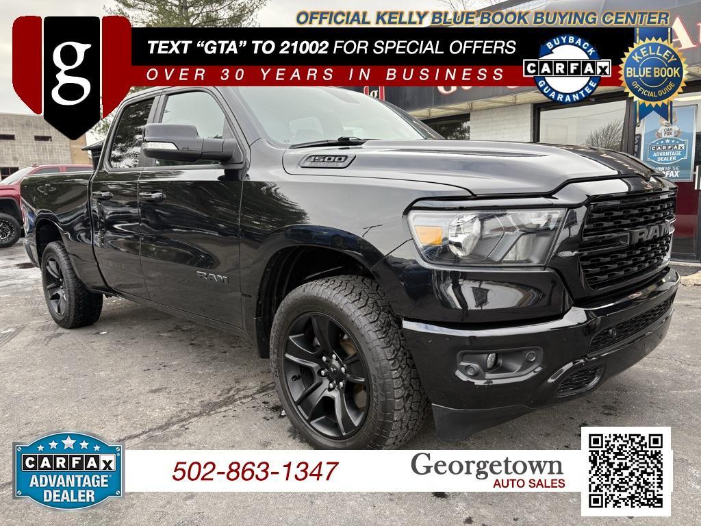 used 2022 Ram 1500 car, priced at $28,000