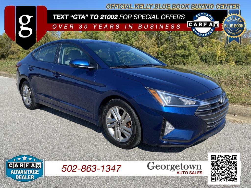 used 2019 Hyundai Elantra car, priced at $12,999