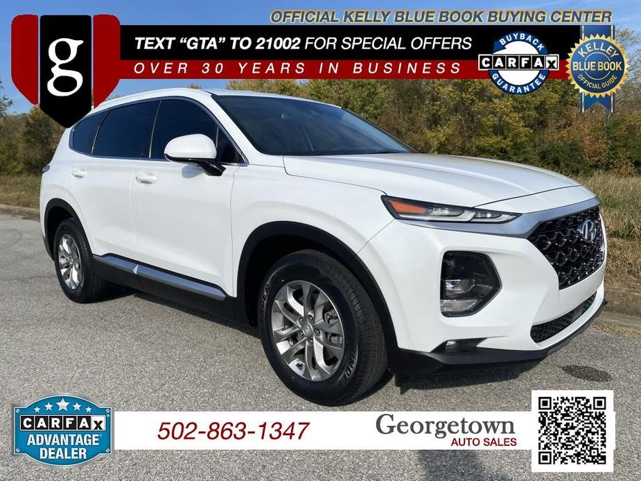 used 2019 Hyundai Santa Fe car, priced at $17,375