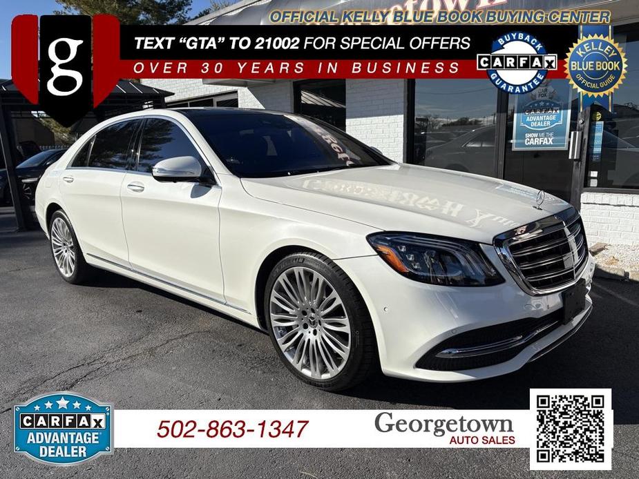 used 2020 Mercedes-Benz S-Class car, priced at $42,998