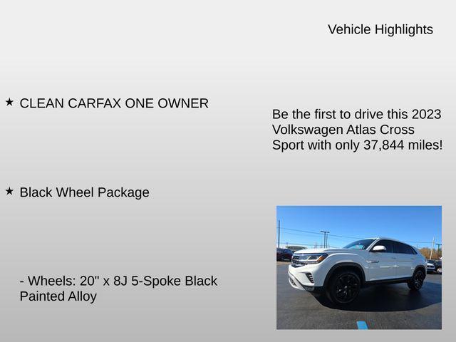used 2023 Volkswagen Atlas Cross Sport car, priced at $29,248