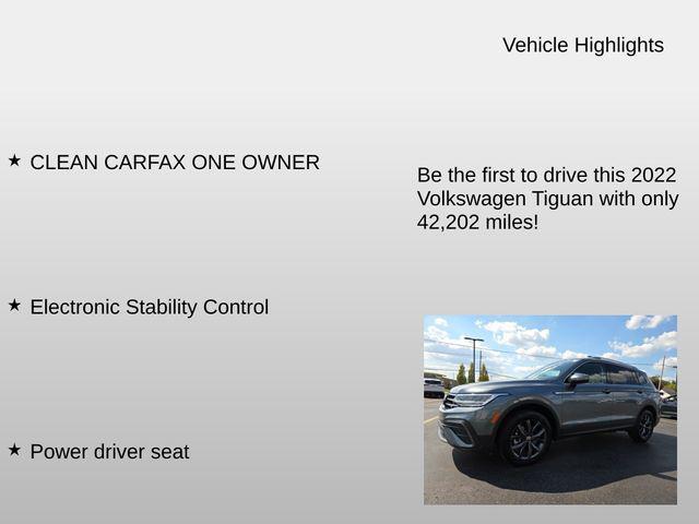 used 2022 Volkswagen Tiguan car, priced at $23,344