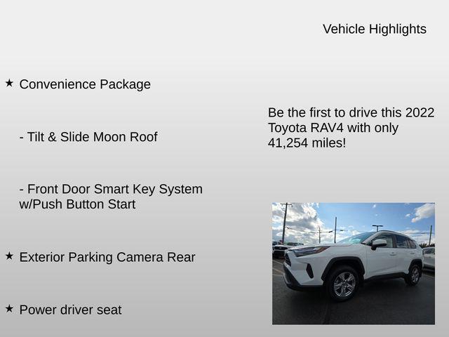 used 2022 Toyota RAV4 car, priced at $28,386