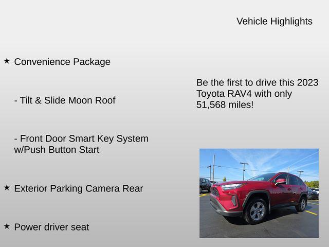 used 2023 Toyota RAV4 car, priced at $29,756