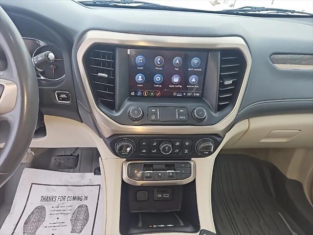 used 2021 GMC Acadia car, priced at $27,500