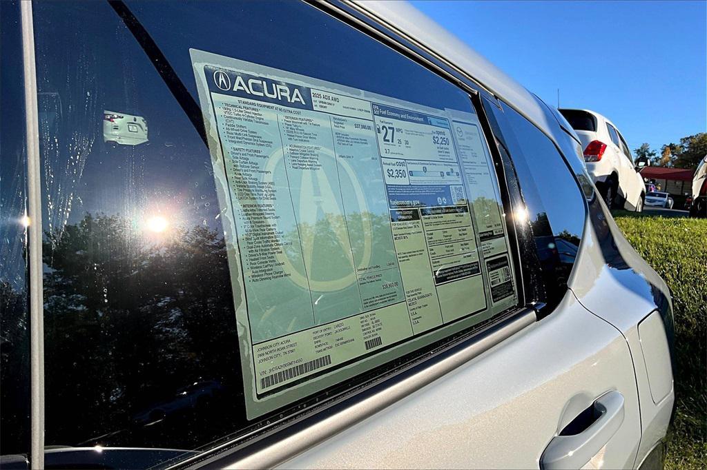 new 2025 Acura ADX car, priced at $38,950