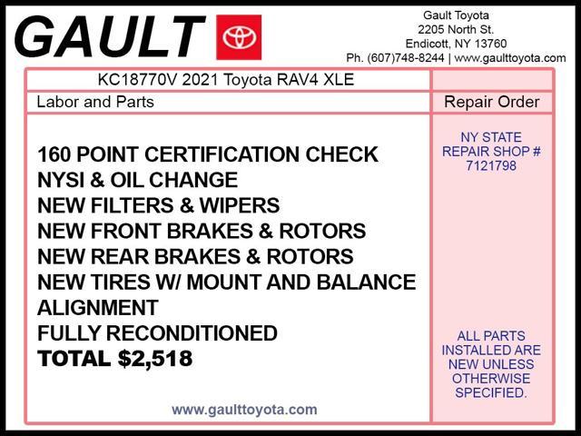 used 2021 Toyota RAV4 car, priced at $28,990