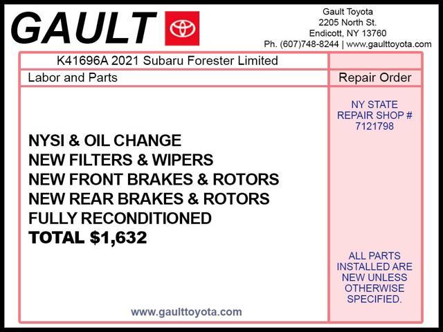 used 2021 Subaru Forester car, priced at $24,888