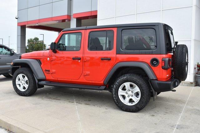 used 2021 Jeep Wrangler Unlimited car, priced at $36,414