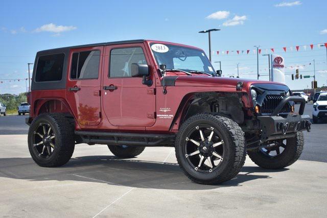 used 2013 Jeep Wrangler Unlimited car, priced at $15,999
