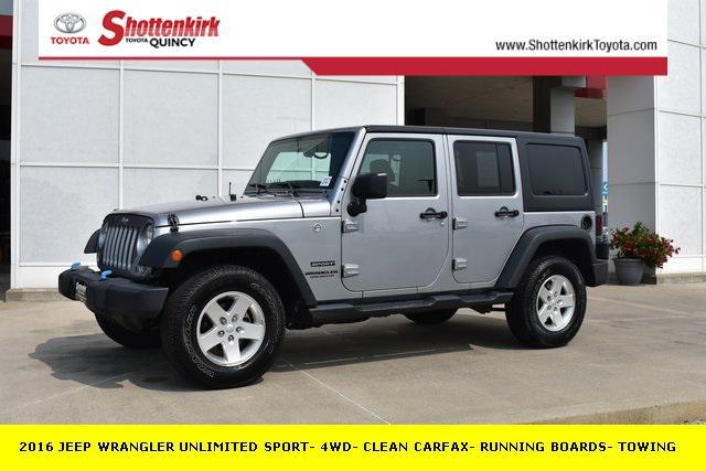 used 2016 Jeep Wrangler Unlimited car, priced at $19,272