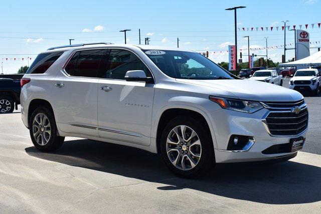 used 2021 Chevrolet Traverse car, priced at $31,294