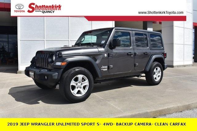 used 2019 Jeep Wrangler Unlimited car, priced at $29,140