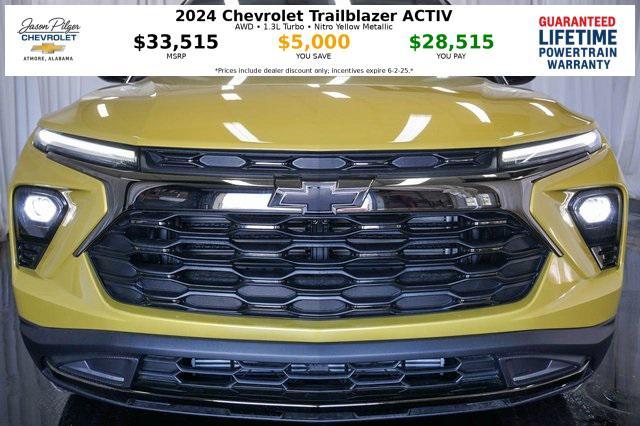 new 2024 Chevrolet TrailBlazer car, priced at $28,515