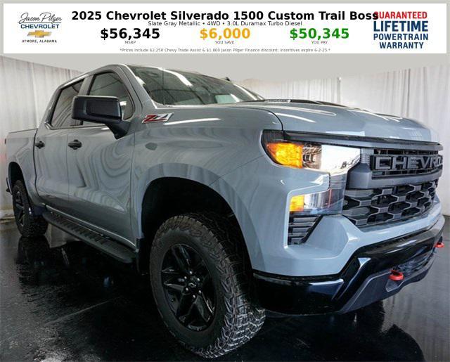 new 2025 Chevrolet Silverado 1500 car, priced at $50,345