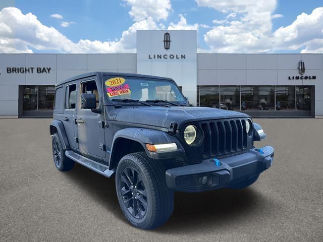 used 2021 Jeep Wrangler Unlimited 4xe car, priced at $35,998