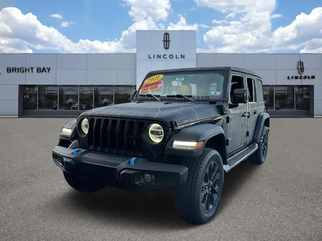 used 2021 Jeep Wrangler Unlimited 4xe car, priced at $34,572