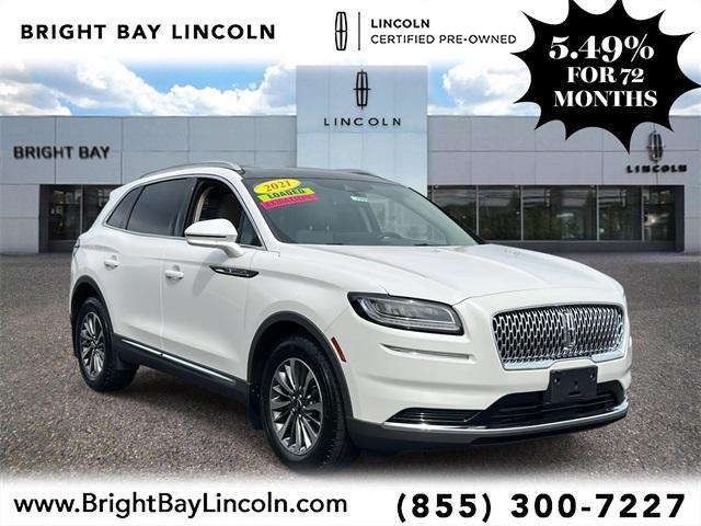 used 2021 Lincoln Nautilus car, priced at $31,999