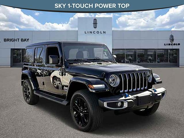 used 2022 Jeep Wrangler Unlimited 4xe car, priced at $35,995