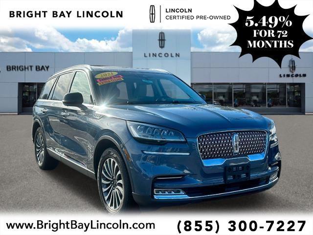 used 2021 Lincoln Aviator car, priced at $39,932