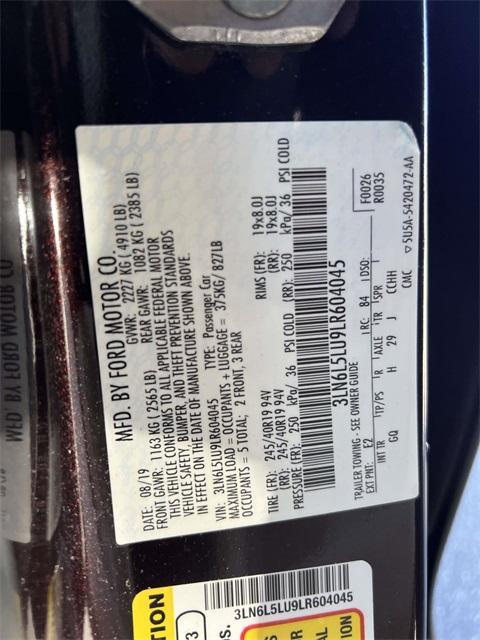 used 2020 Lincoln MKZ Hybrid car, priced at $22,253