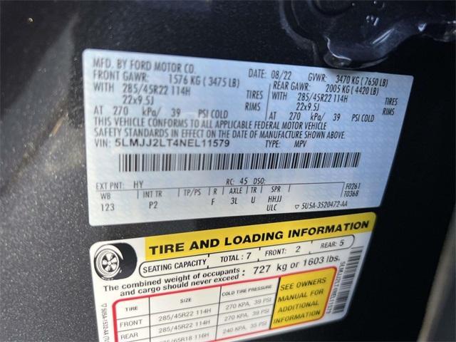 used 2022 Lincoln Navigator car, priced at $61,989