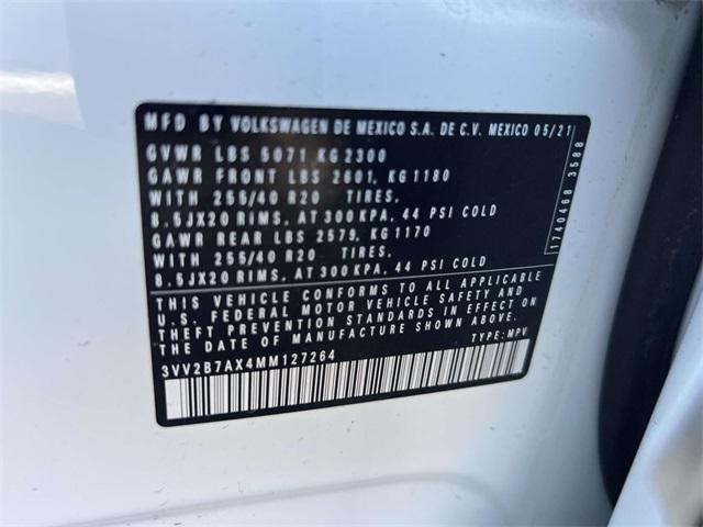 used 2021 Volkswagen Tiguan car, priced at $22,222