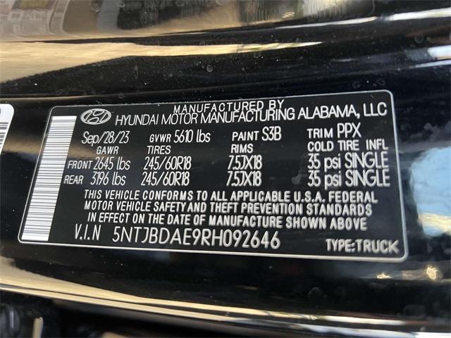 used 2024 Hyundai SANTA CRUZ car, priced at $29,394